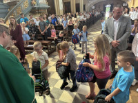  ROZPOCZĘCIE NOWEGO ROKU SZKOLNEGO I POŚWIĘCENIE PRZYBORÓW SZKOLNYCH 